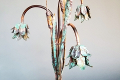 Copper Lighting Cattail Bouquet