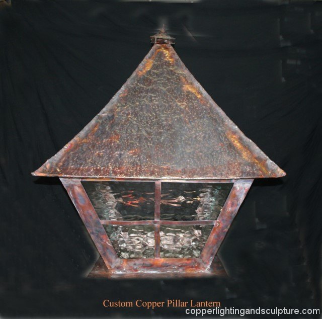 artscapelighting-copper-art-Custom Pillar Lantern