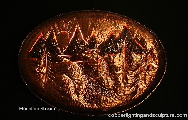 artscapelighting-copper-art-mountain stream