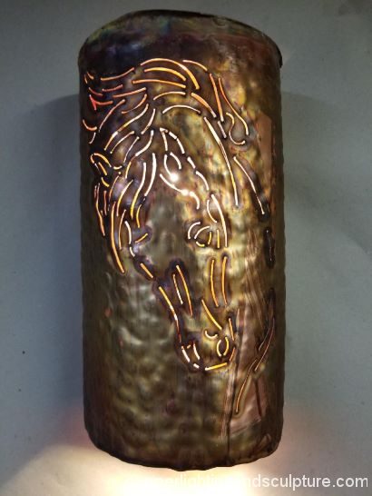 Horse head sconce 2