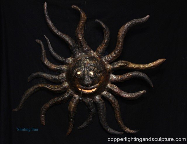 artscapelighting-copper-art-Smiling Sun