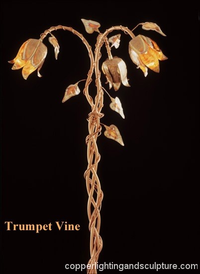 artscapelighting-copper-art-Trumpet Vine