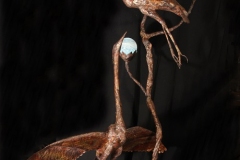 artscapelighting-copper-art-Blue Heron in Light