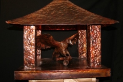 artscapelighting-copper-art-Eagle Pillar Top