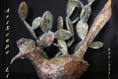Roadrunner & Pear Cactus