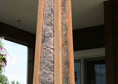 copper art column